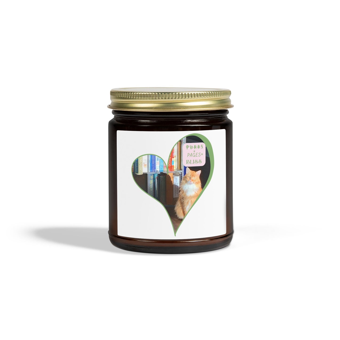 Purrs & Pages Unscented Candle
