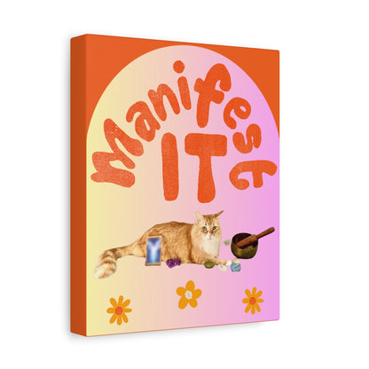 Matte Canvas- Metaphysical Cat Lover