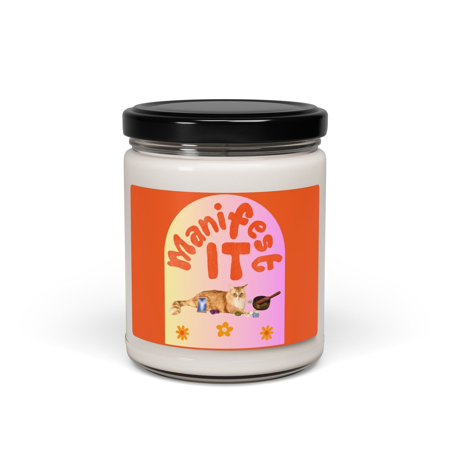 Soy Candle- Cat And Metaphysics Lover