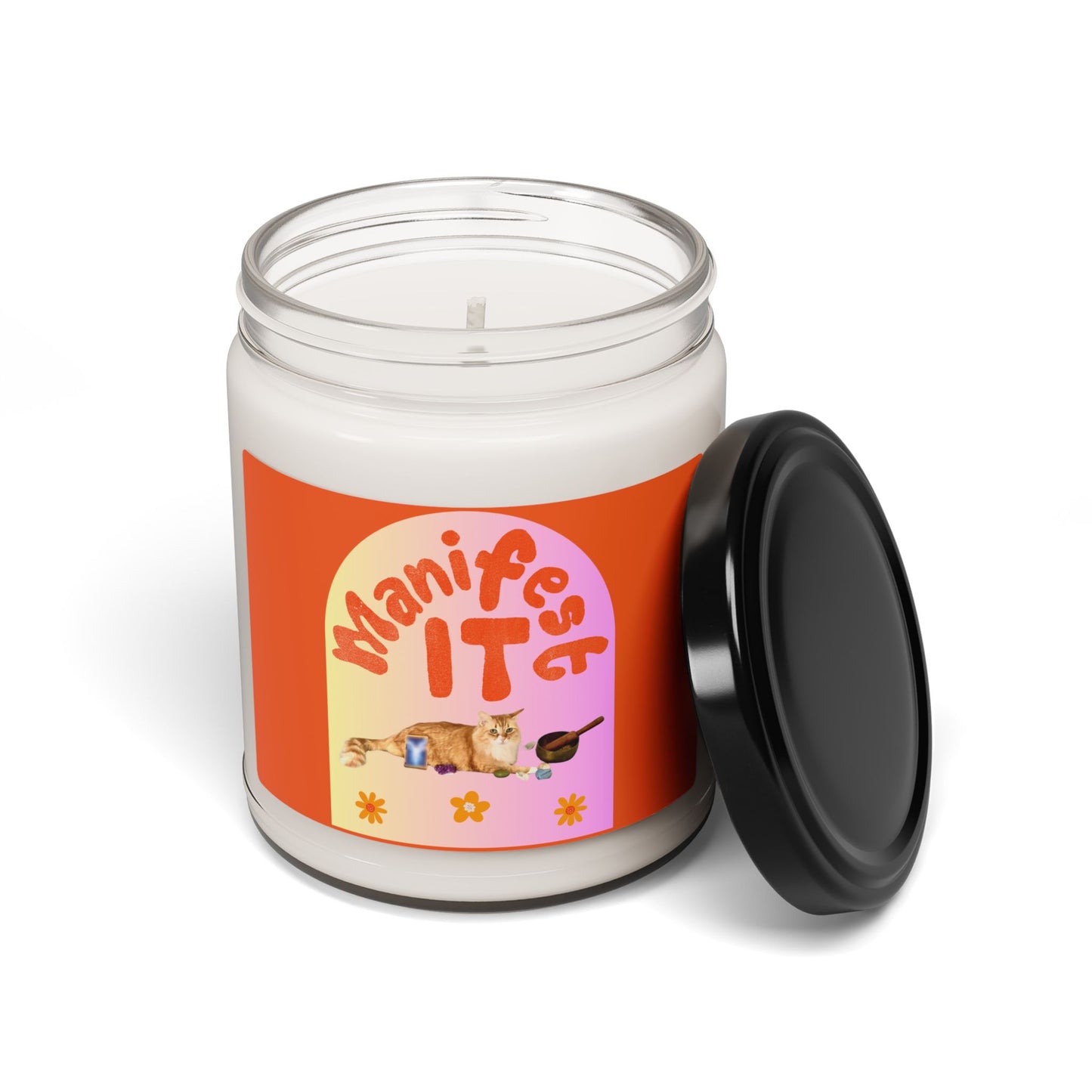 Soy Candle- Cat And Metaphysics Lover