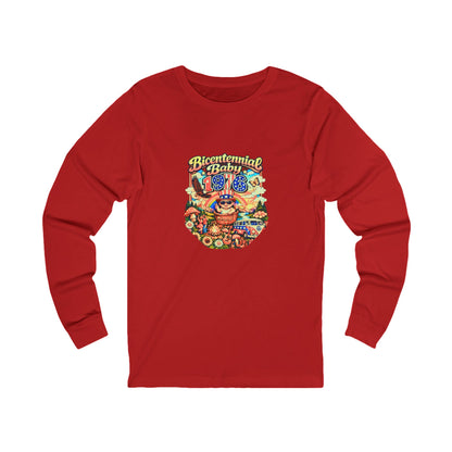 Unisex Jersey Long Sleeve Tee- Bicentennial Birthday Design