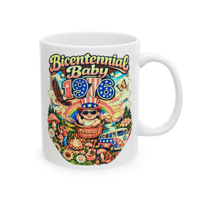 Ceramic Mug- Bicentennial Birthday Design