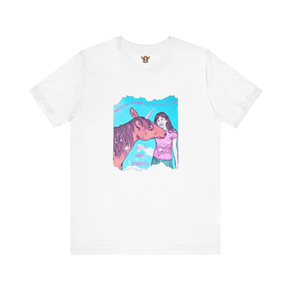 Whimsical Unicorn Kisses Tee Shirt