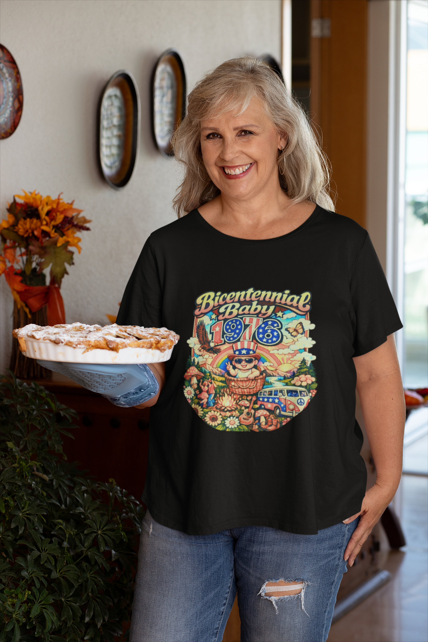 Unisex Jersey Short Sleeve Tee- Bicentennial Birthday Design