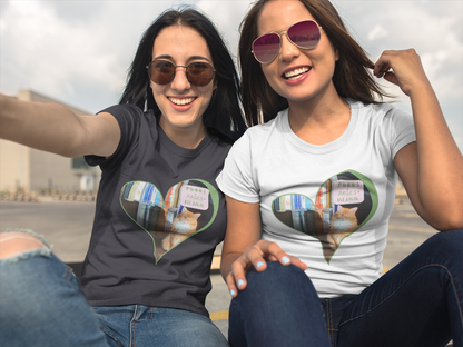 Cat Lover T-Shirt — "Purrs and Pages Equals Bliss"