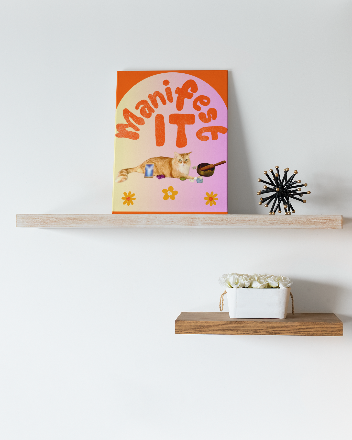Matte Canvas- Metaphysical Cat Lover