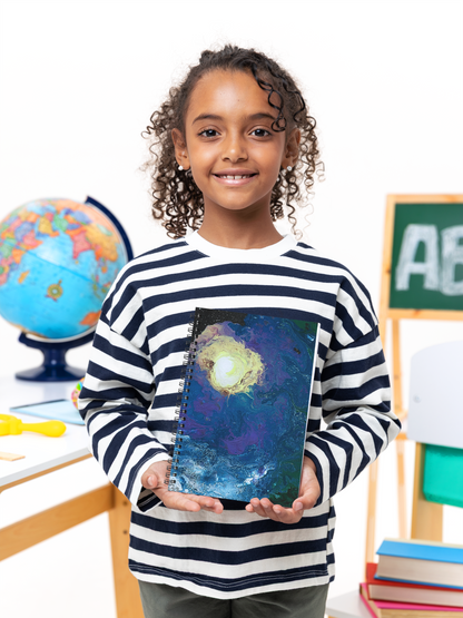 Spiral Notebook - Outer Space & Stars Painting