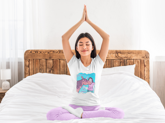 Whimsical Unicorn Kisses Tee Shirt