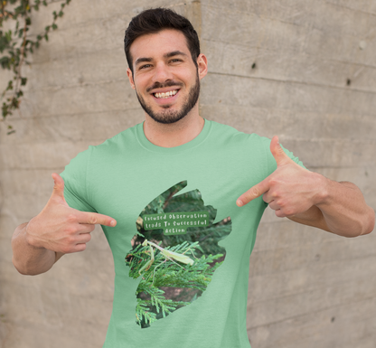 Motivational Mantis Quote About Success-Unisex Heavy Cotton Tee