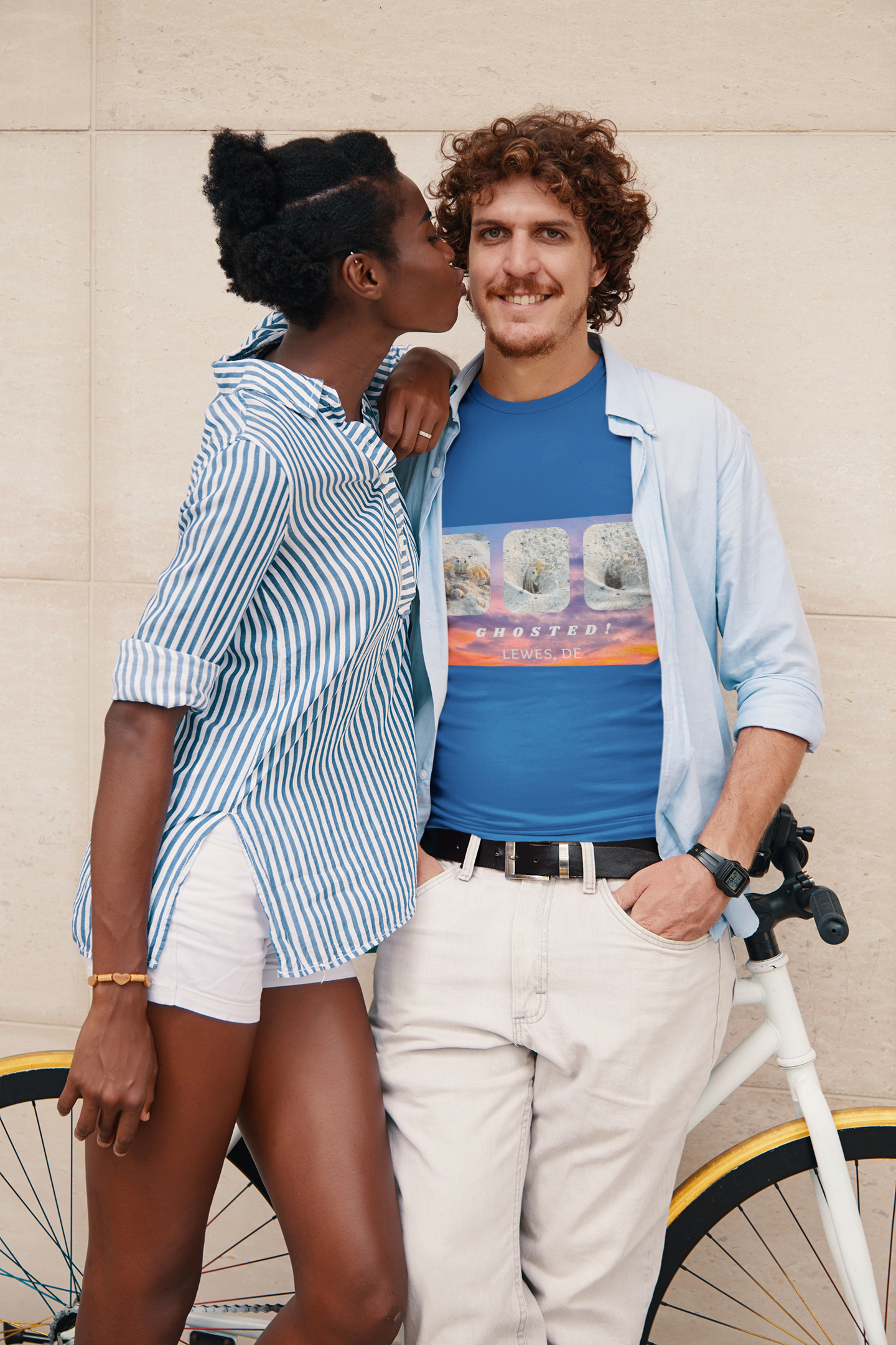 "Ghosted" Unisex T-Shirt - Beachy and Fun Design