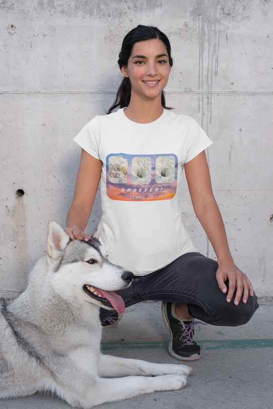 "Ghosted" Unisex T-Shirt - Beachy and Fun Design
