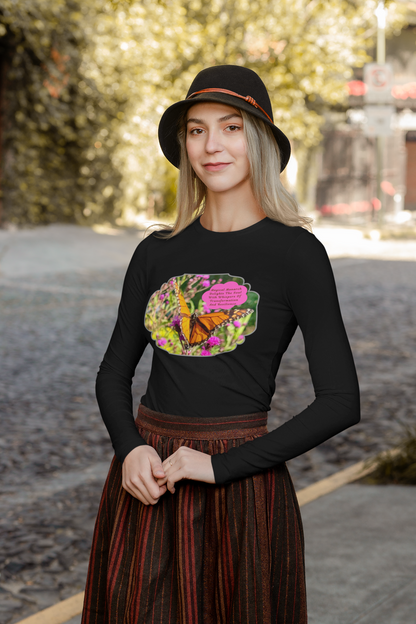 Monarch Butterfly Empowering-Long Sleeve Tee