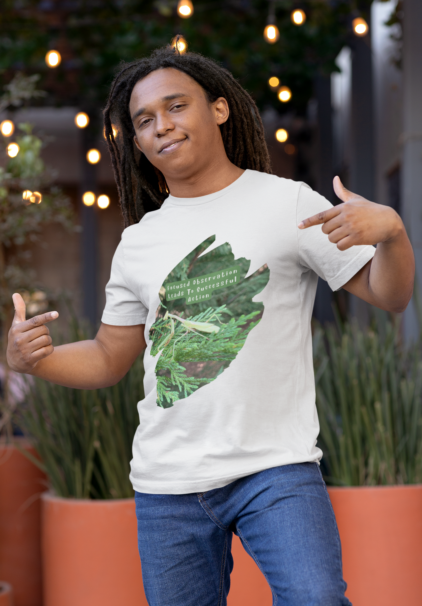 Motivational Mantis Quote About Success-Unisex Heavy Cotton Tee