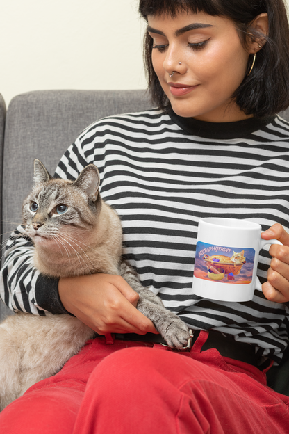 Mystical Cat Mug - Ceramic Mug