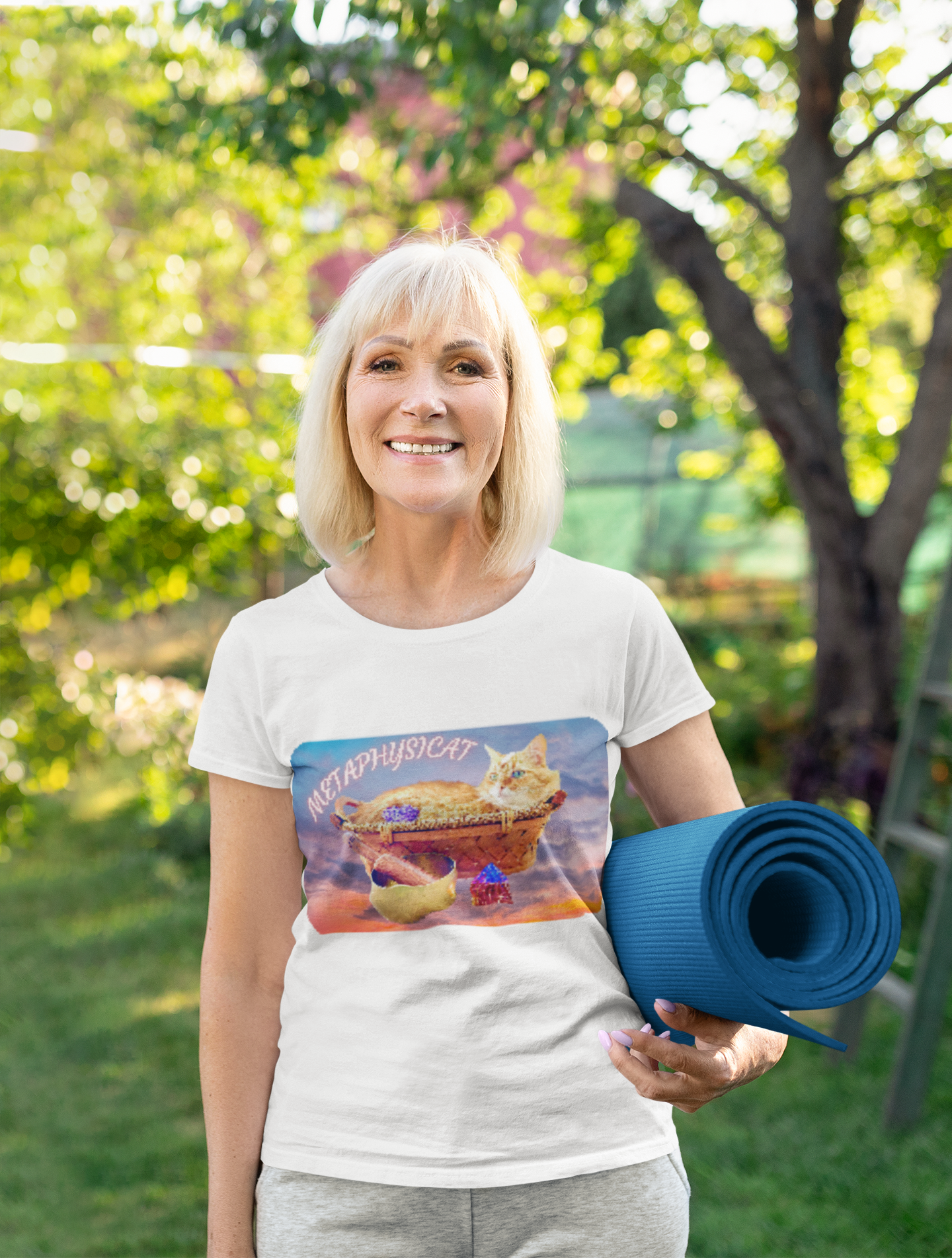 Softstyle T-Shirt - Metaphysical and Whimsical Design For Cat Lovers