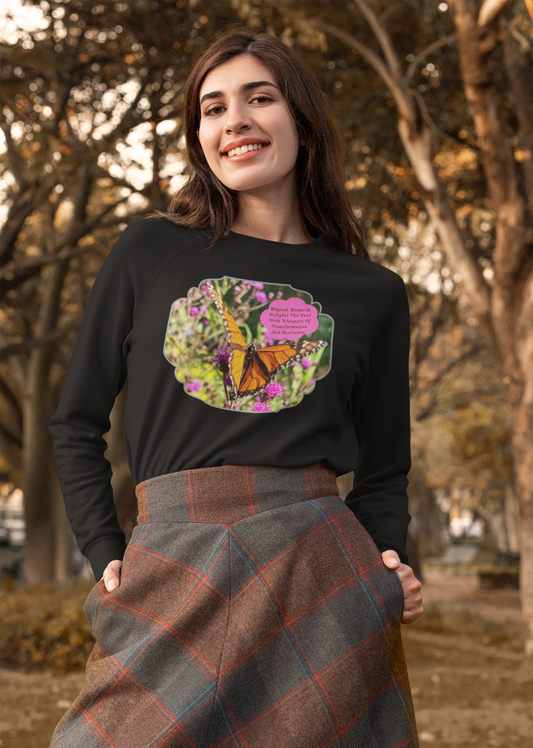 Monarch Butterfly Empowering Crewneck Sweatshirt