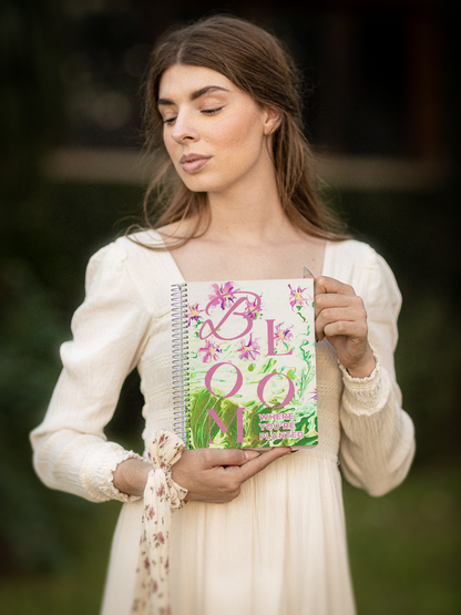 Spiral Notebook - Bloom Where You Are Planted Original Art