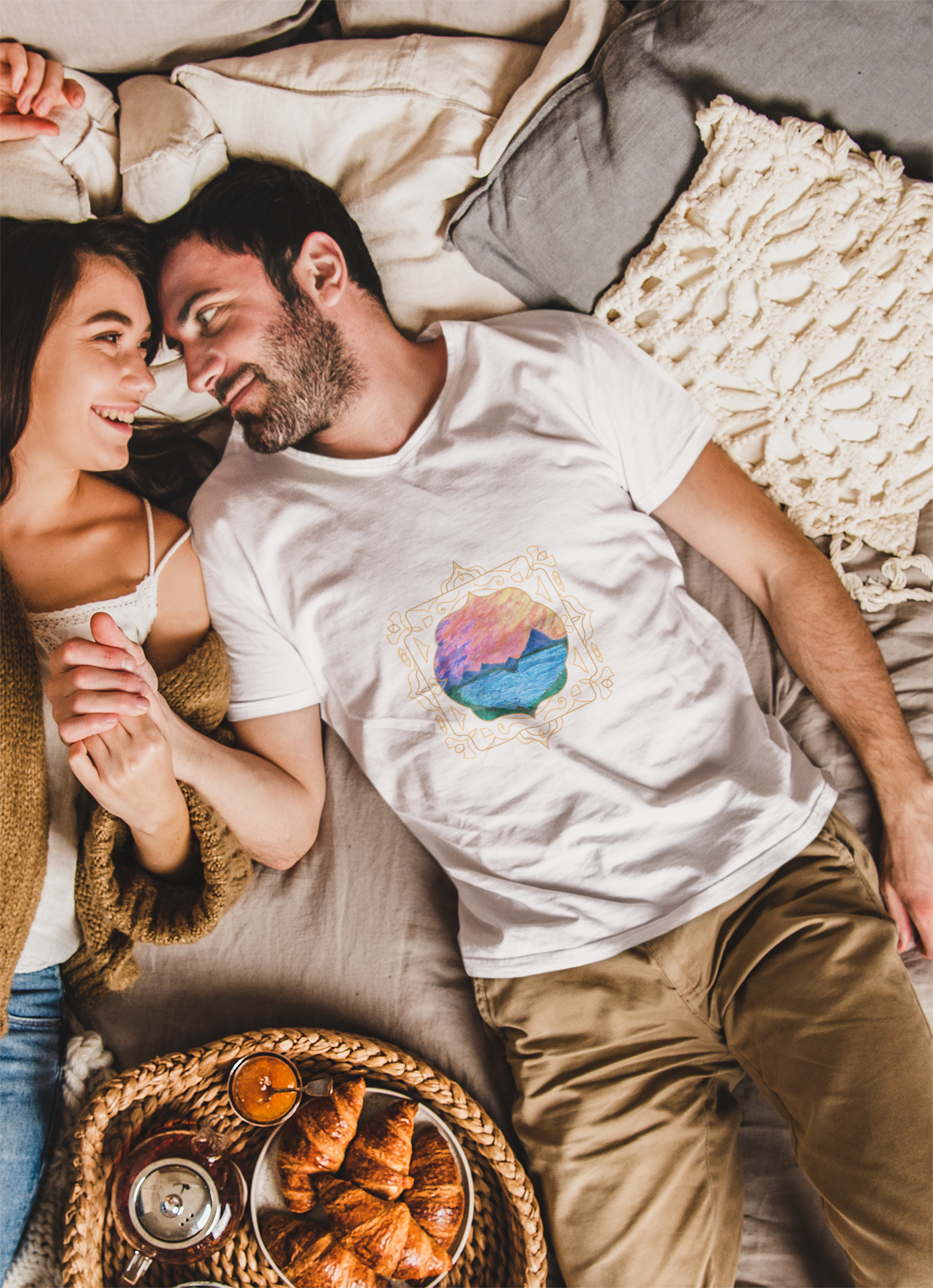 Mountain Lovers Sunrise Unisex T-Shirt